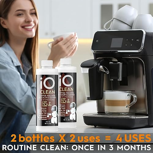 iO CLEAN Coffee Machine Descaler - 4 Uses