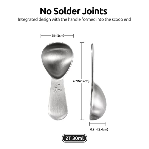 U-Taste Stainless Steel Coffee Scoop: 2 Tablespoon