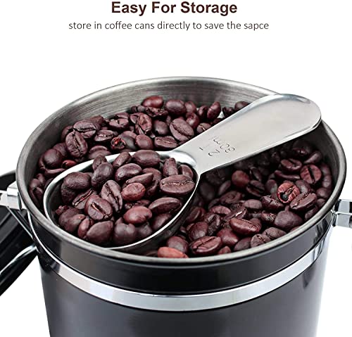 IZELOKAY Stainless Steel 2 Table Spoon Coffee Scoop