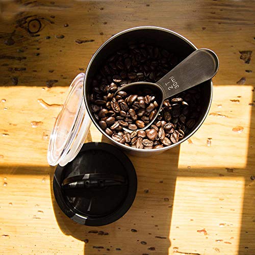 Stainless Steel Coffee Scoop - Perfect Proportion, Ergonomic