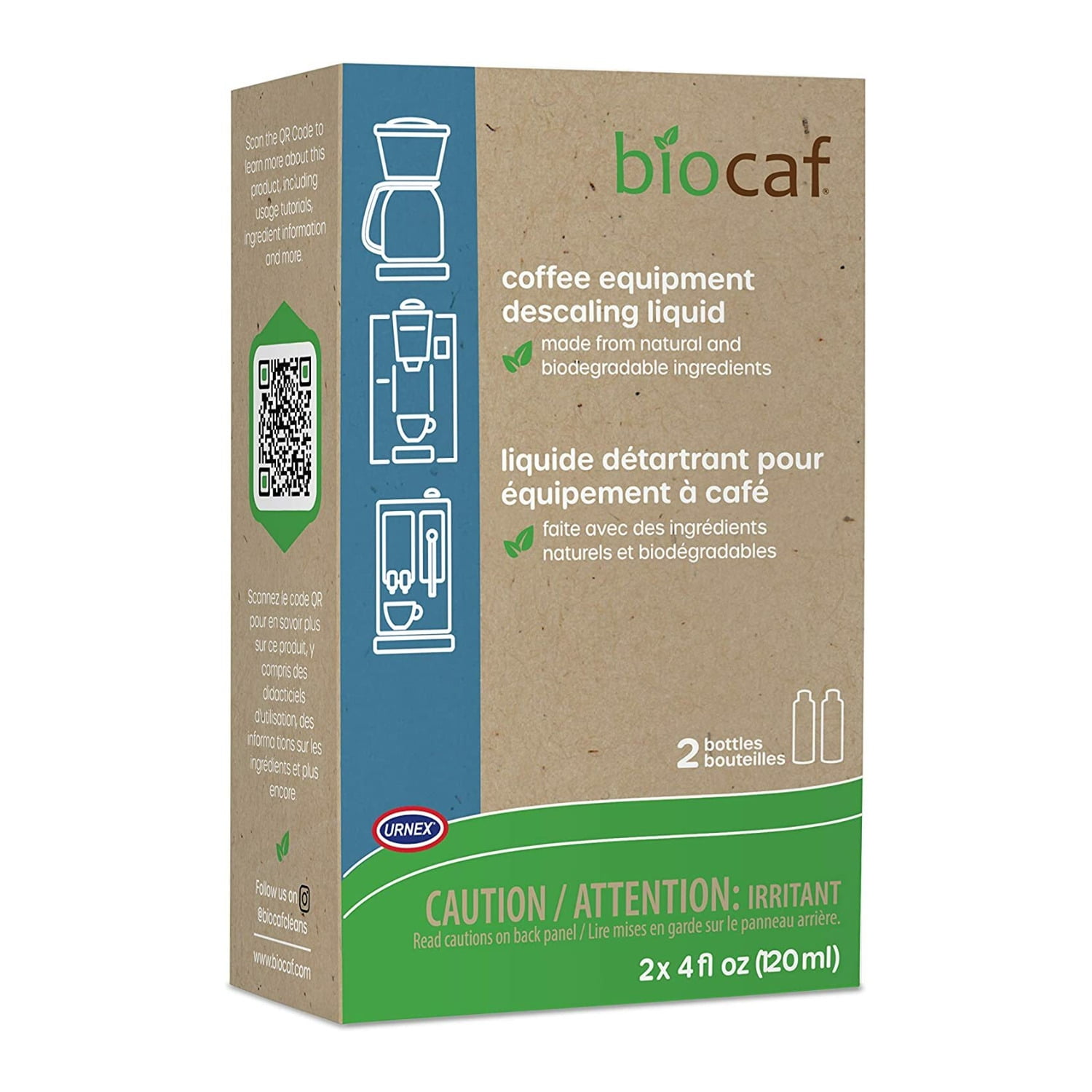 Urnex Biocaf Descaling Liquid for Coffee Equipment