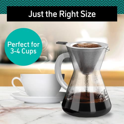 Portable Pour Over Coffee Maker - 14 oz