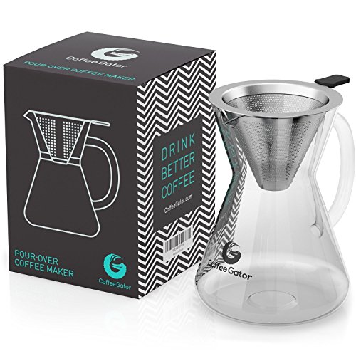 Portable Pour Over Coffee Maker - 14 oz