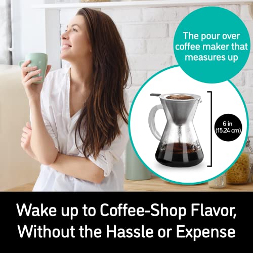 Portable Pour Over Coffee Maker - 14 oz