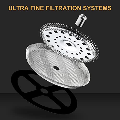 PARACITY French Press Coffee/Tea Maker- Stainless Steel