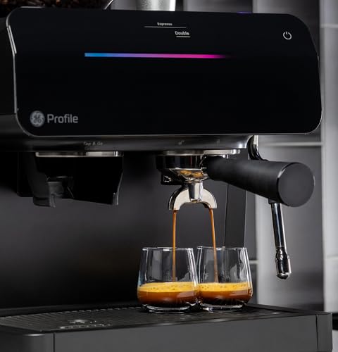 GE Profile Espresso Machine with Steam Frother | Italian-Made