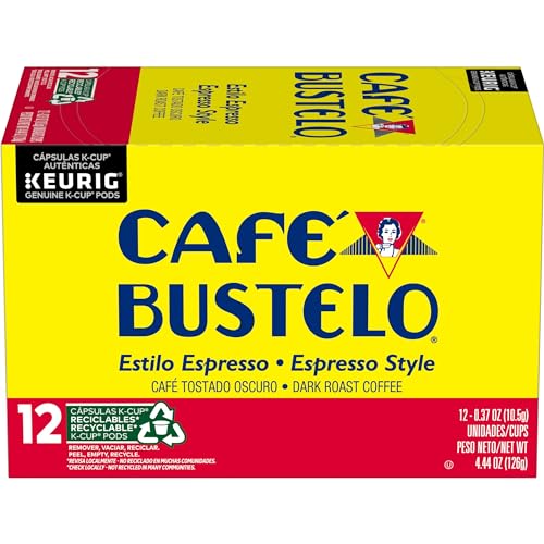 72 Keurig K-Cup Pods of Café Bustelo Dark Roast Coffee