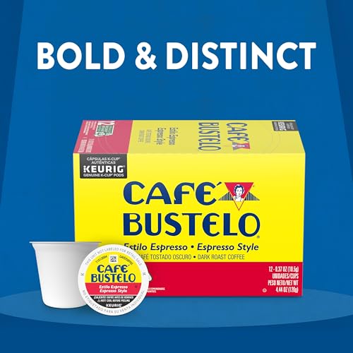 72 Keurig K-Cup Pods of Café Bustelo Dark Roast Coffee