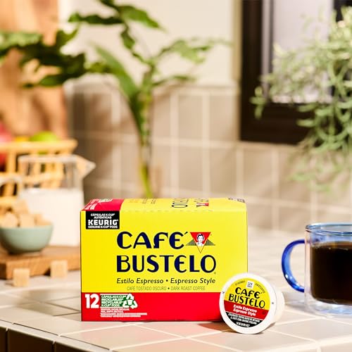 72 Keurig K-Cup Pods of Café Bustelo Dark Roast Coffee