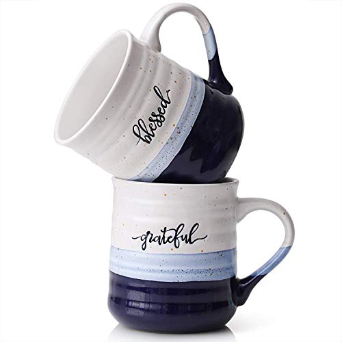 Blessed Grateful Christmas Mugs for Coffee Lovers