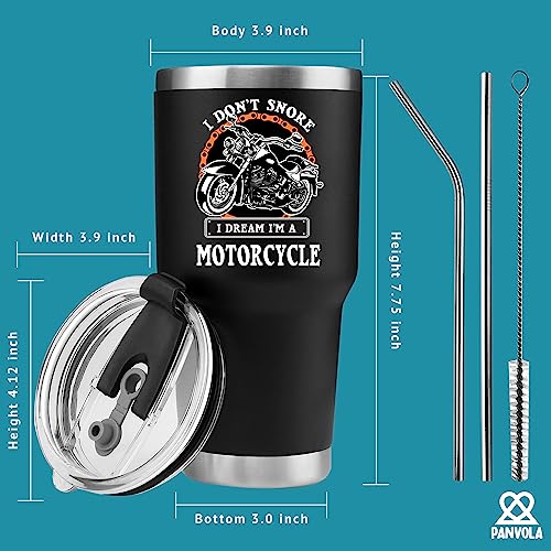 Panvola Dream Motorcycle Tumbler - Snorers' Gift
