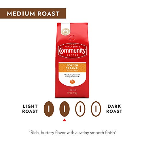 Community Coffee Golden Caramel Flavored Ground Coffee