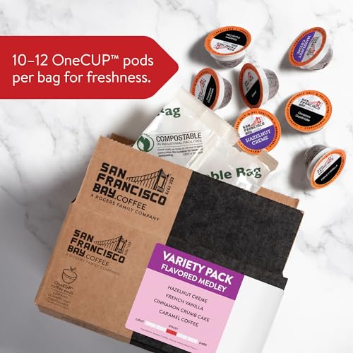 Variety Pack of Compostable Coffee Pods - Flavored