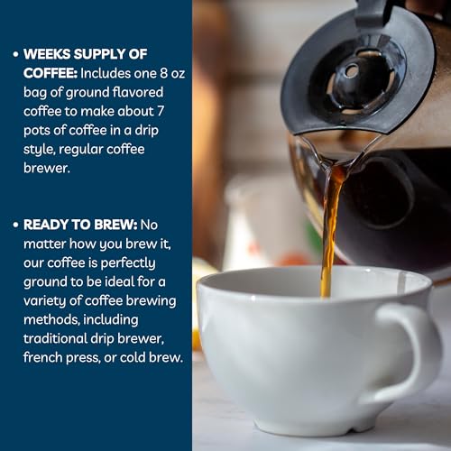 Holiday Candy Cane Coffee: Door County, 8 oz