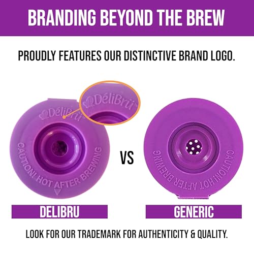 Black and Purple Reusable Coffee Pods for Makers (4 Pack)