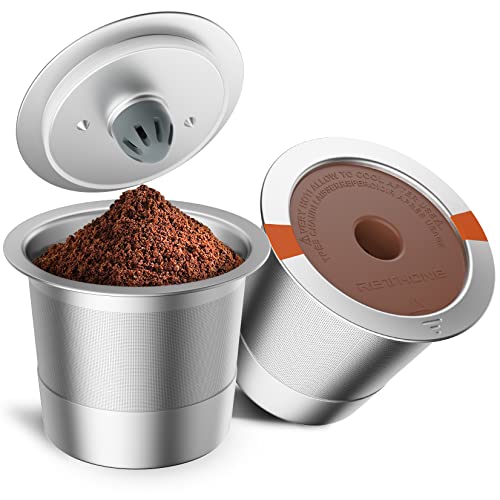 Stainless Steel Reusable K Cups for Keurig Coffee Makers (2 Packs)