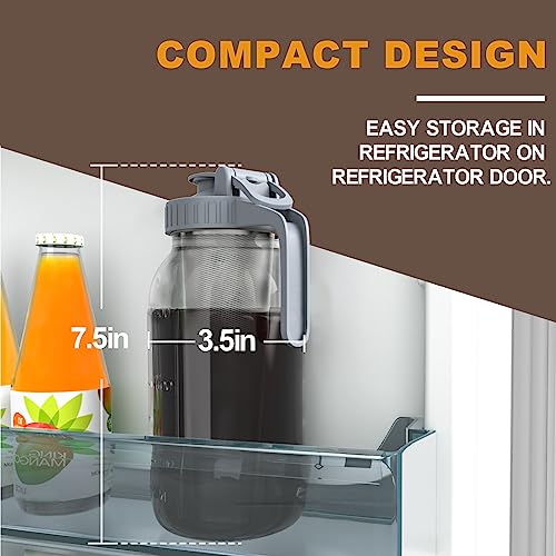 32 oz Cold Brew Coffee Maker with Glass Pitcher