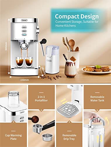 Gevi 20 Bar Espresso Machine with Milk Frother