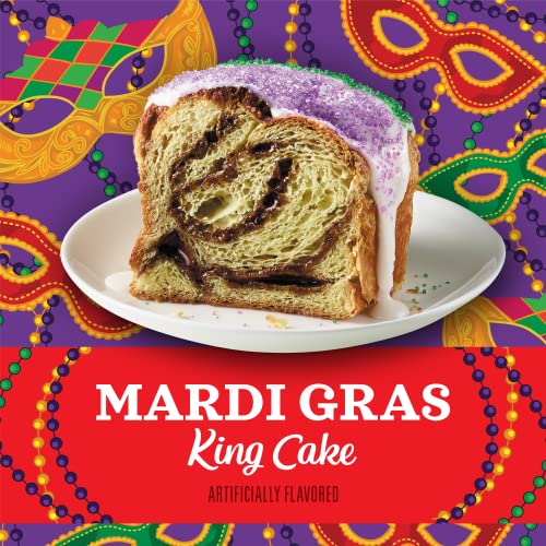 Mardi Gras King Cake Coffee: 12oz Ground, Medium Roast