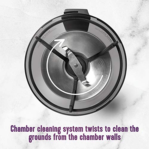 Automatic Coffee Grinder with 5 Presets, 12 Cup Capacity