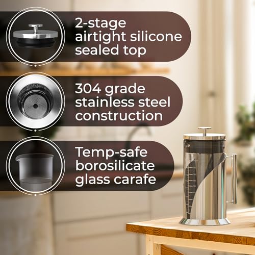 Cafe Du Chateau Iced Coffee Maker - Stainless Steel