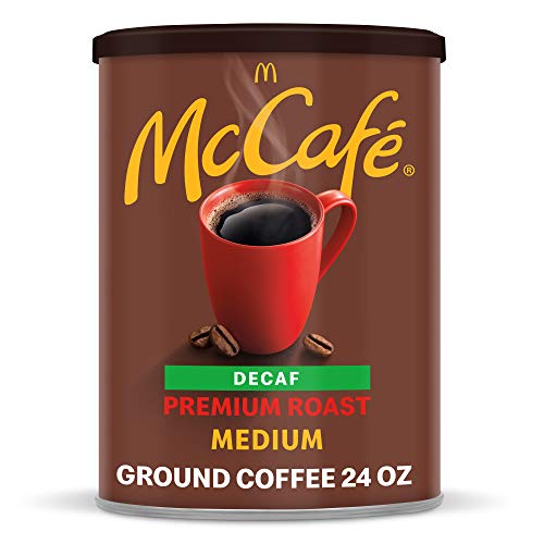 McCafe Decaf Ground Coffee, 24 oz Canister