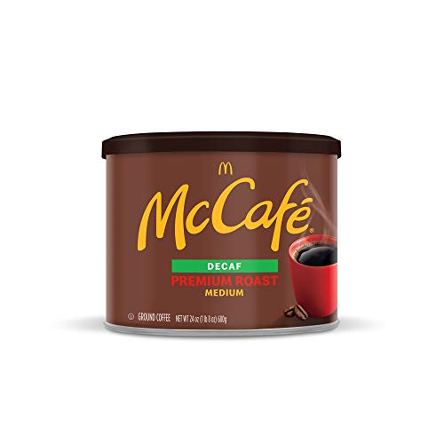 McCafe Decaf Ground Coffee, 24 oz Canister