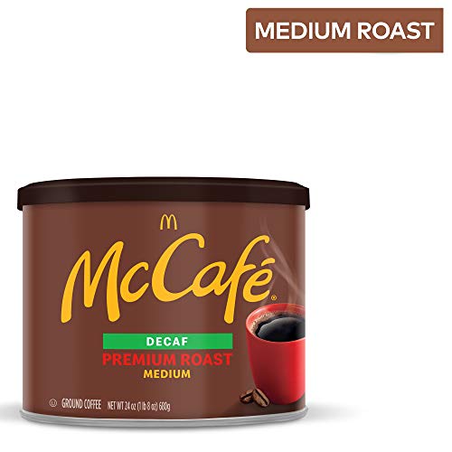 McCafe Decaf Ground Coffee, 24 oz Canister