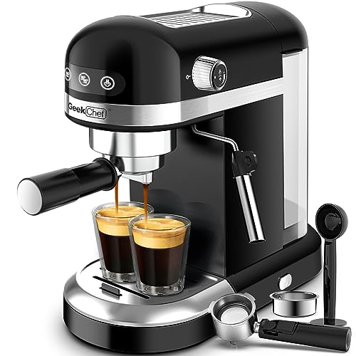 Geek Chef High Performance Espresso Machine with Multiple Functions