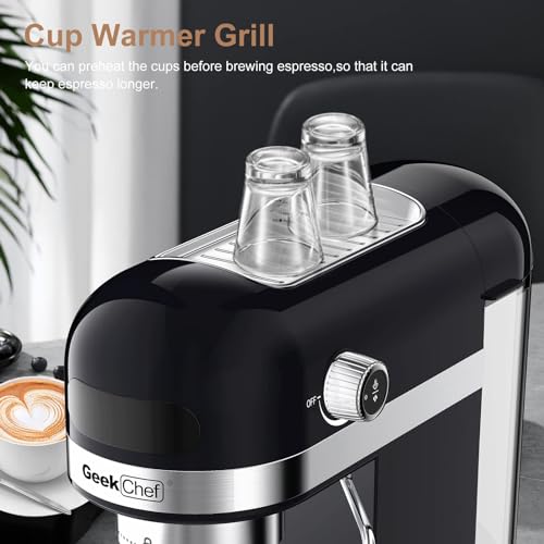 Geek Chef High Performance Espresso Machine with Multiple Functions