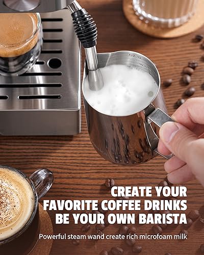 SHARDOR 15 Bar Espresso Machine with Milk Frother