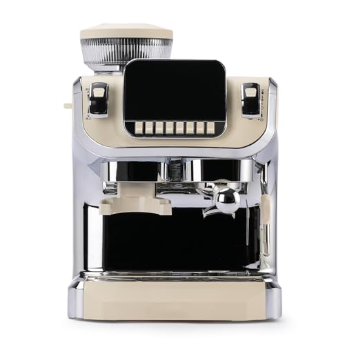 Mcilpoog Espresso Machine with Milk Frother - Automatic & Powerful