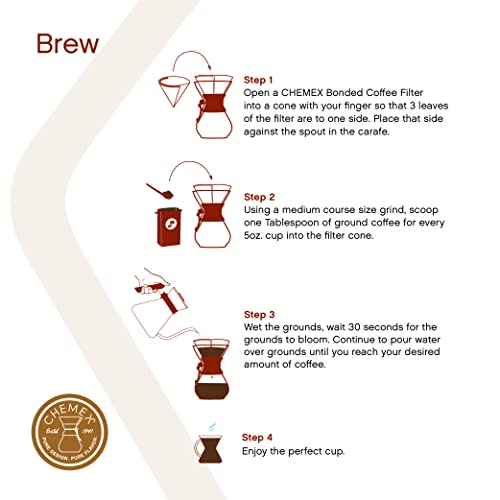 Chemex CM-10A Glas Kaffee Zubereiter, 900ml