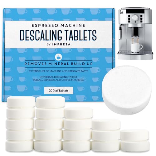 Espresso Machine Descaler Tablets - 20 Pack
