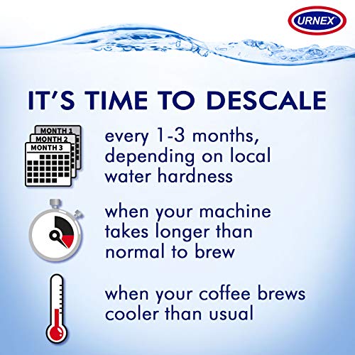 Urnex Dezcal Coffee Machine Descaler - Fast and Effective