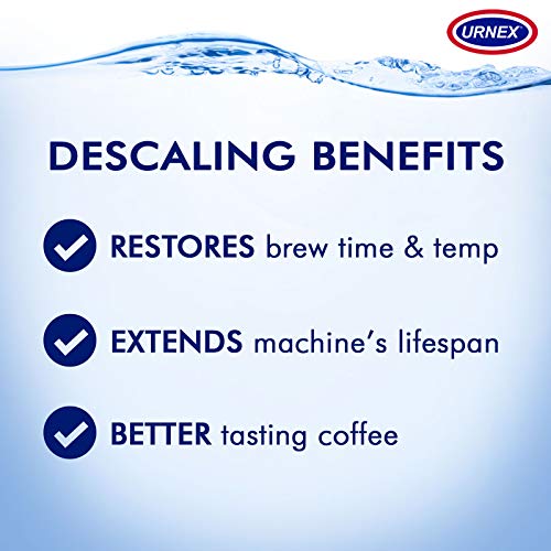 Urnex Dezcal Coffee Machine Descaler - Fast and Effective