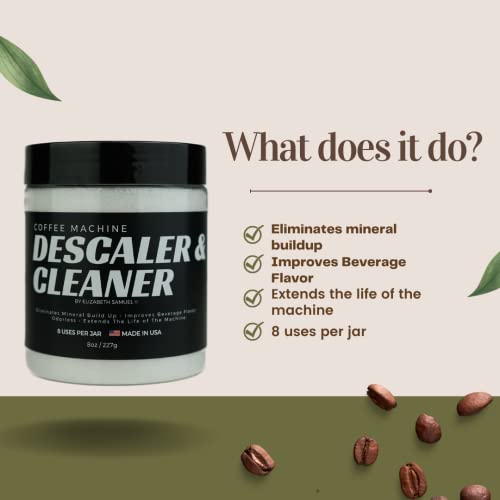 Universal Coffee Machine Descaler and Cleaner - Made in USA