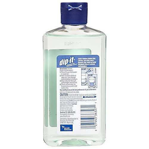 Dip-It Lime-A-Way Coffeemaker Cleaner, 7 Fl Oz (8-Pack)
