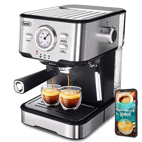 Gevi Professional Espresso Machine with Milk Frother