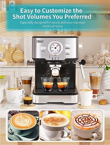 Gevi Professional Espresso Machine with Milk Frother