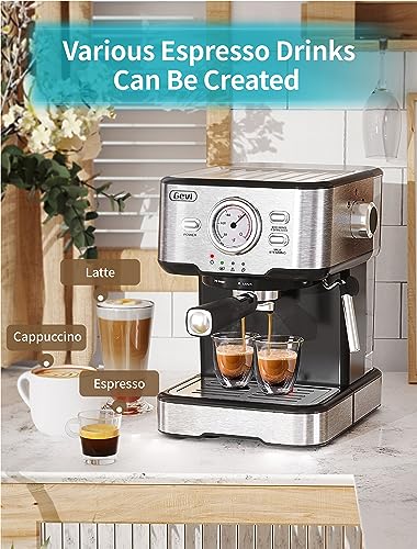 Gevi Professional Espresso Machine with Milk Frother