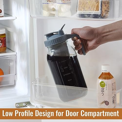 64oz Mason Jar Cold Brew Coffee Maker