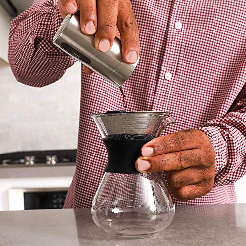 Stainless Steel Pour Over Coffee Maker Set