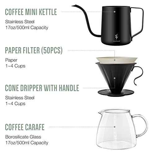 Soulhand Pour Over Coffee Maker Set | 1~4 Cups