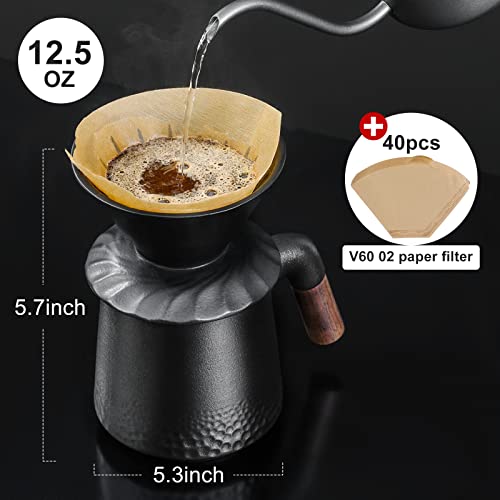 PARACITY Coffee Maker Set: Pour Over Brewer & Mug