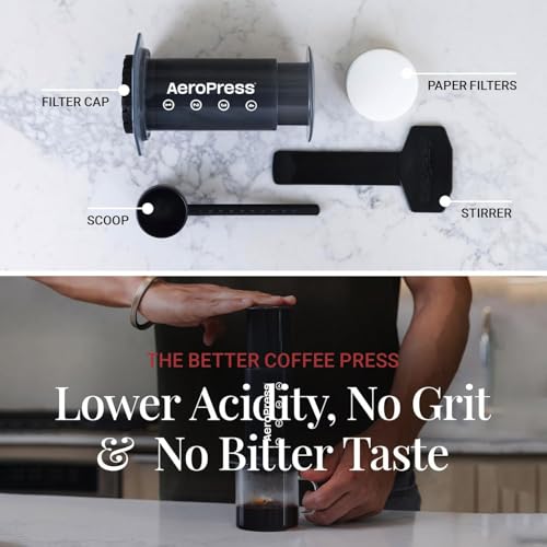 Barista-Level Aeropress Coffee Maker with Filters