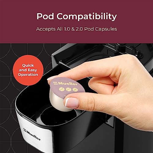 Mueller Single Serve Coffee Maker: Pod Brewer, 10oz