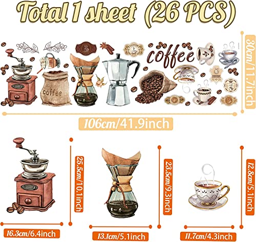 Stylish Coffee Wall Stickers for Coffee Lovers