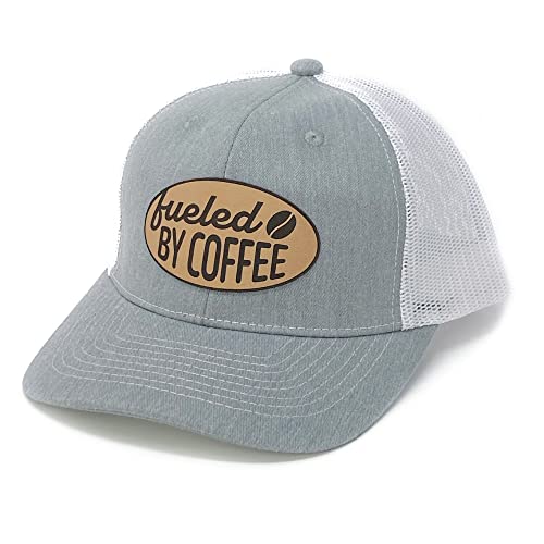 Crave Hats Coffee Trucker Hat, Gray/White