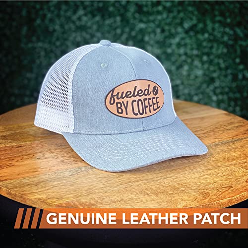 Crave Hats Coffee Trucker Hat, Gray/White